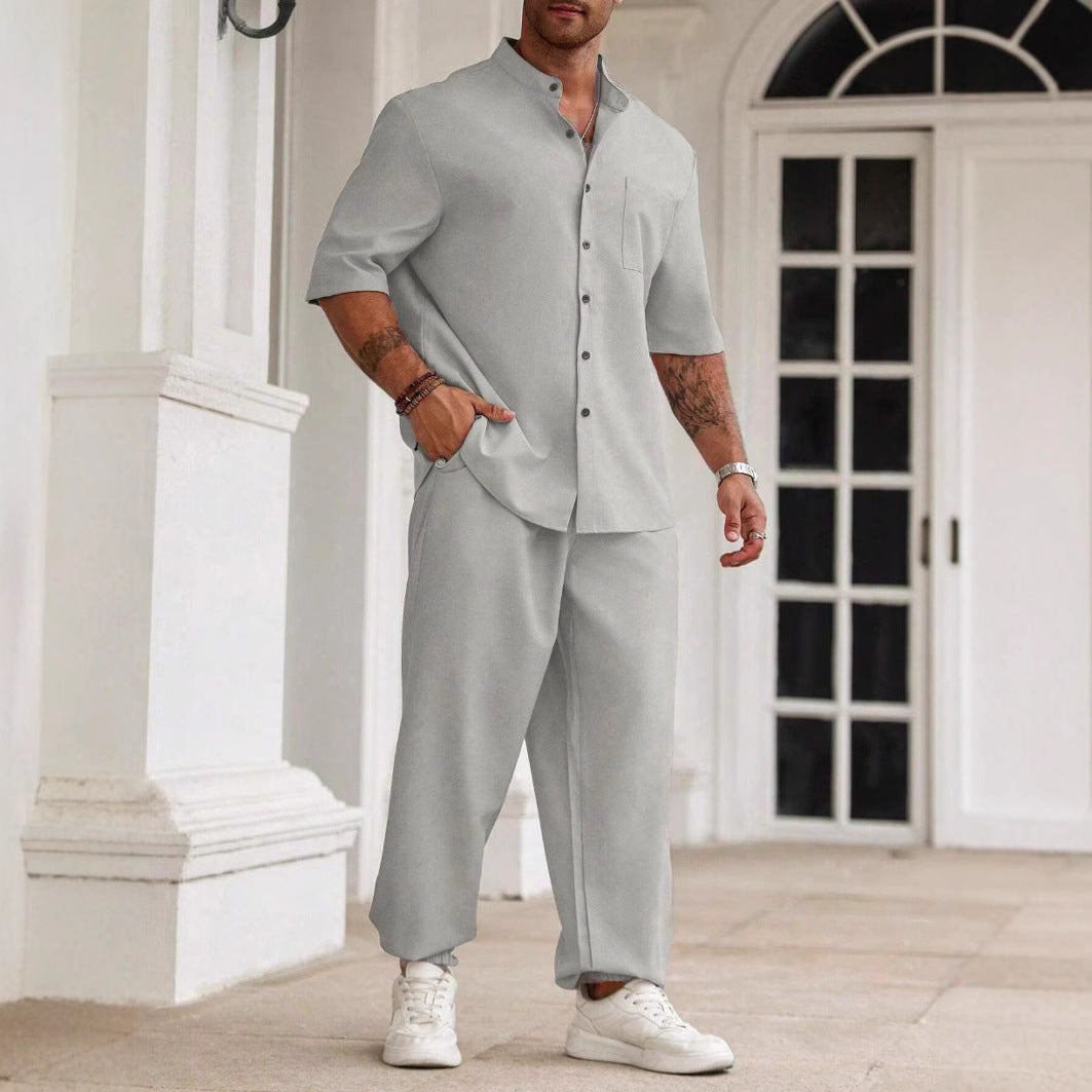 Herren Hemd und Hose Set für entspannte Anlässe