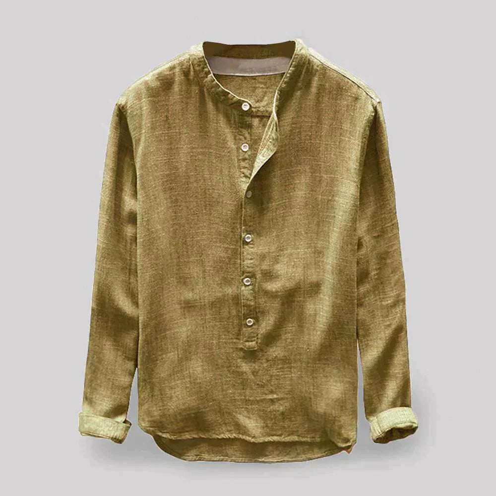 Herren Henley-Hemd – Schmale Passform für stilvolle Vielseitigkeit