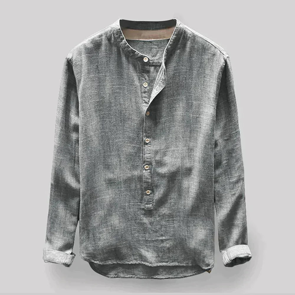 Herren Henley-Hemd – Schmale Passform für stilvolle Vielseitigkeit