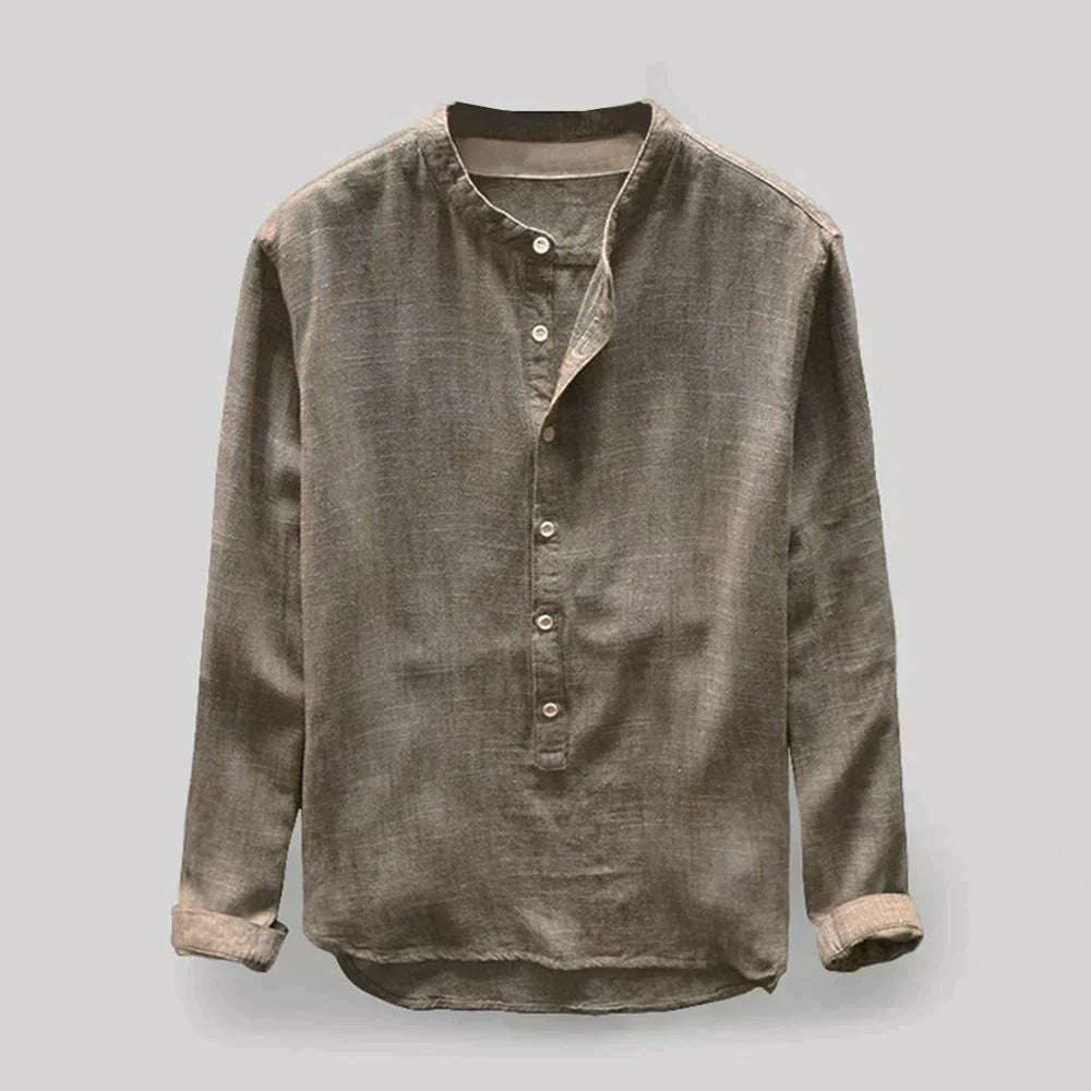 Herren Henley-Hemd – Schmale Passform für stilvolle Vielseitigkeit