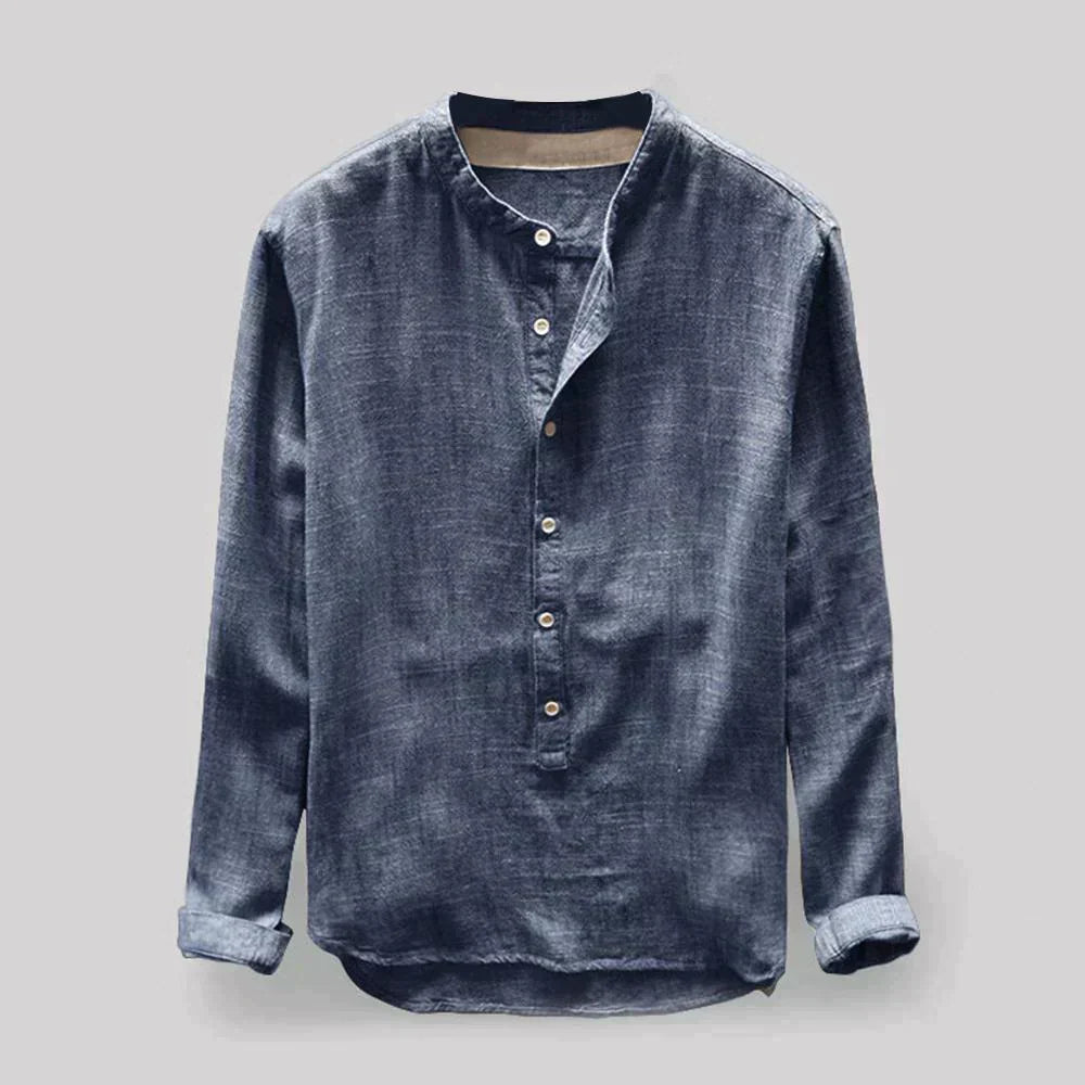 Herren Henley-Hemd – Schmale Passform für stilvolle Vielseitigkeit