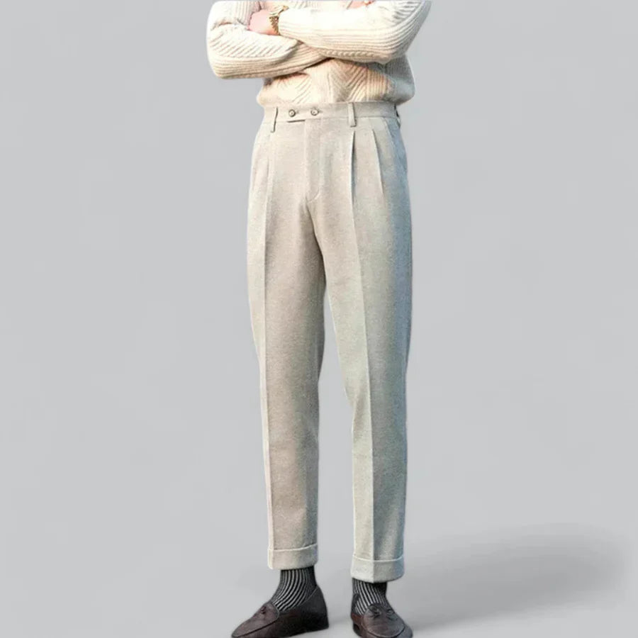 Herren Hosen Hohe Taille Elegant