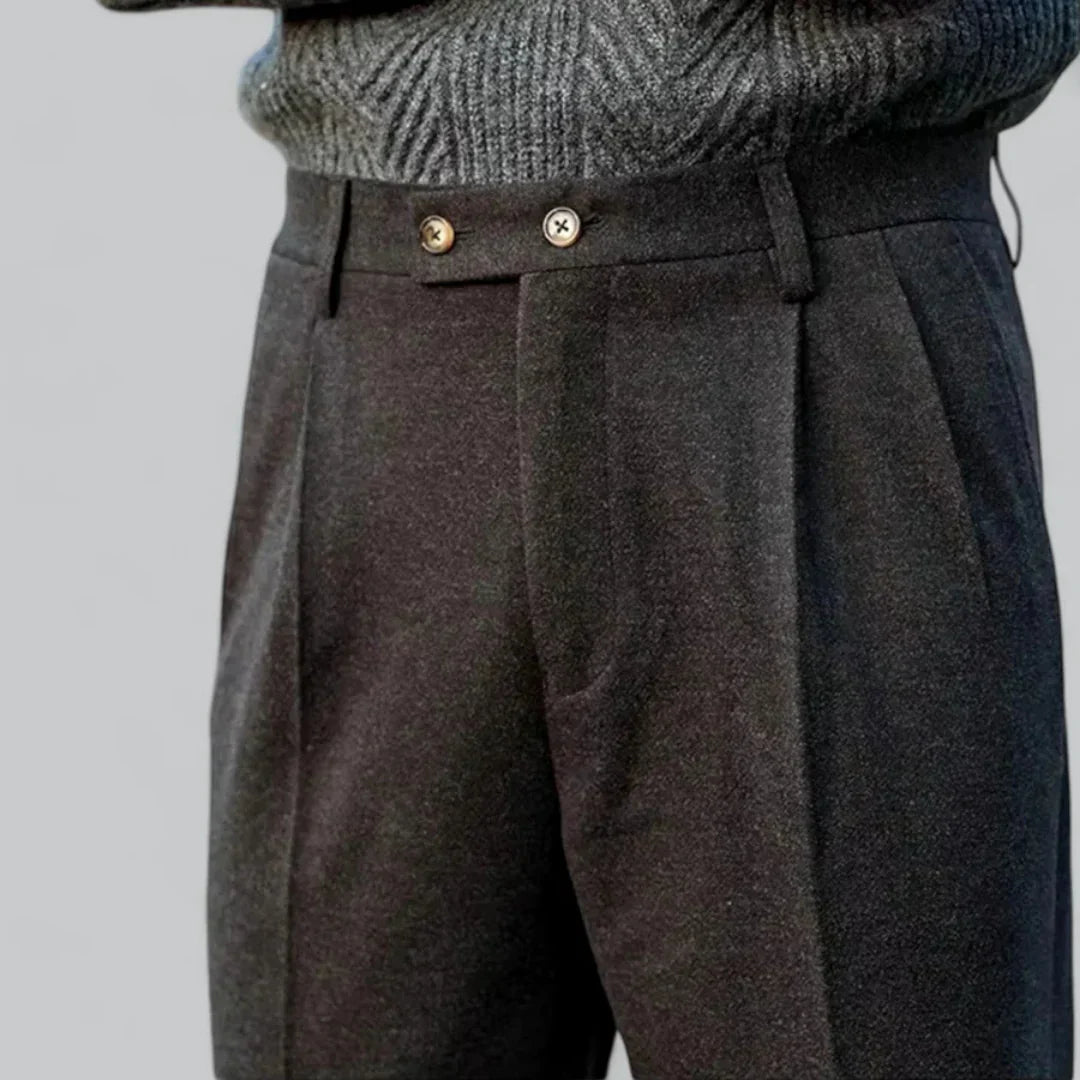 Herren Hosen Hohe Taille Elegant