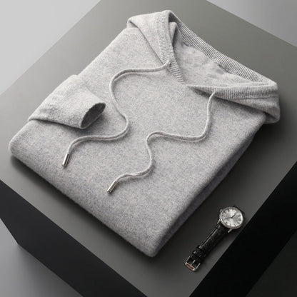 Herren-Kapuzenpullover aus Feinstrick – Minimalistischer und eleganter Hoodie für jeden Anlass4