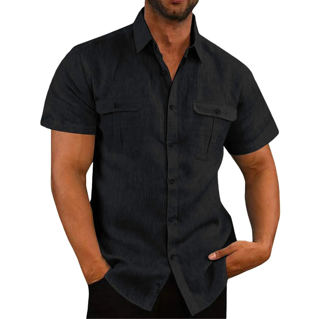 Herren Kurzarmhemd – Luftig, Sommerlich Elegant