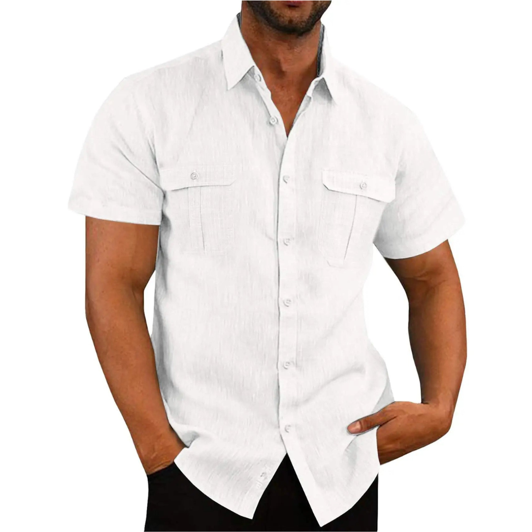Herren Kurzarmhemd – Luftig, Sommerlich Elegant