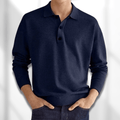 Herren Langarm Polo Pullover – Lässiger Leichter Strick2