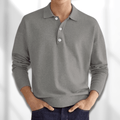 Herren Langarm Polo Pullover – Lässiger Leichter Strick3
