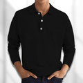 Herren Langarm Polo Pullover – Lässiger Leichter Strick1