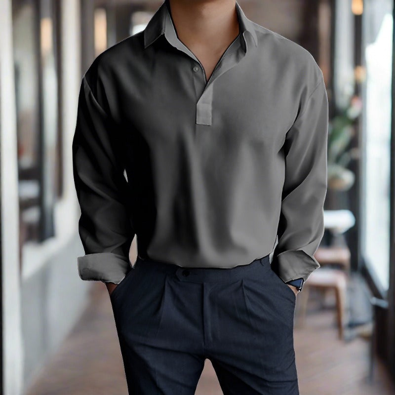 Herren Langarm-Poloshirt – Stilvoller Komfort für jeden Tag
