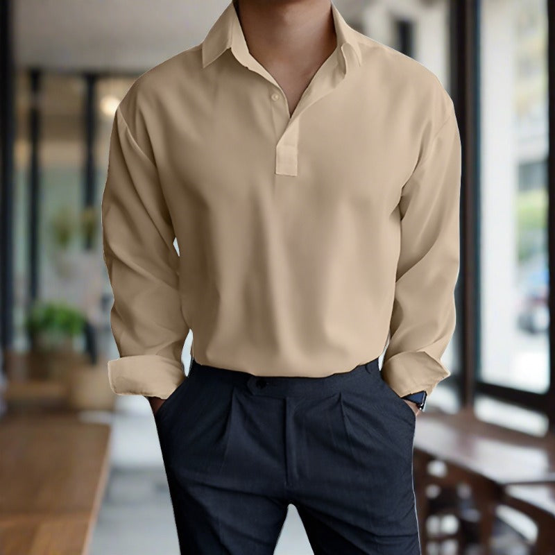 Herren Langarm-Poloshirt – Stilvoller Komfort für jeden Tag