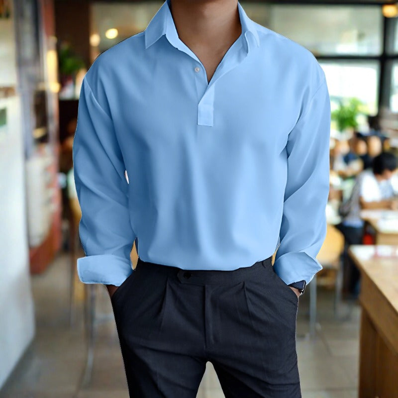 Herren Langarm-Poloshirt – Stilvoller Komfort für jeden Tag