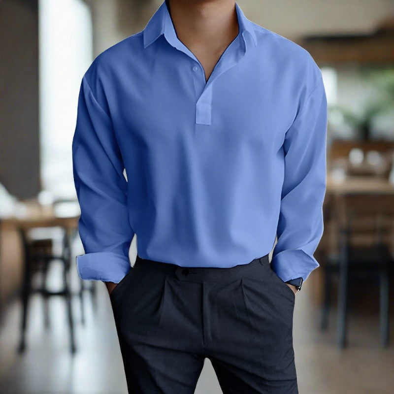 Herren Langarm-Poloshirt – Stilvoller Komfort für jeden Tag