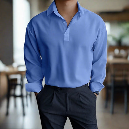 Herren Langarm-Poloshirt – Stilvoller Komfort für jeden Tag