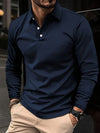 Herren Polo T-Shirt mit Langen Ärmeln – Eleganz und Komfort