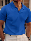 Herren-Poloshirt aus weichem Waffelstoff