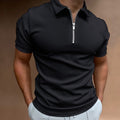 Herren Poloshirt – Reißverschluss, Urban Elegant