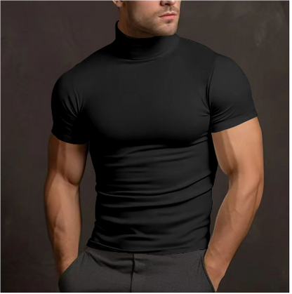 Herren Turtleneck T-Shirt – Eleganter Komfort für jeden Anlass