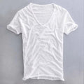 Herren V-Ausschnitt T-Shirt – Bequemer Klassiker für jeden Tag