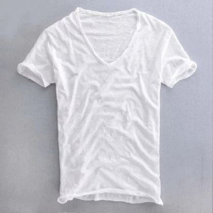 Herren V-Ausschnitt T-Shirt – Bequemer Klassiker für jeden Tag