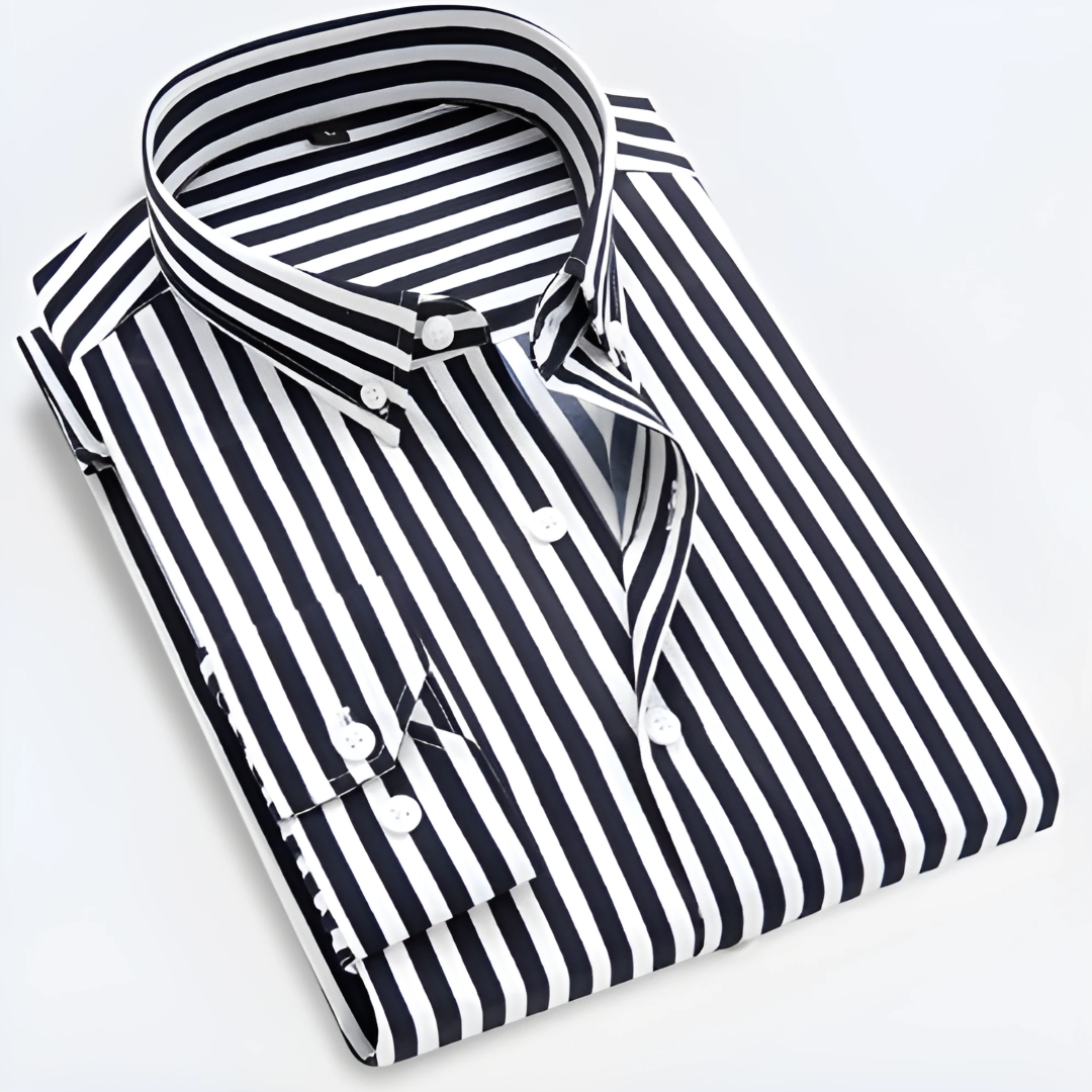 Herrenhemd mit eleganten Streifen