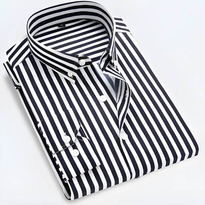 Herrenhemd mit eleganten Streifen