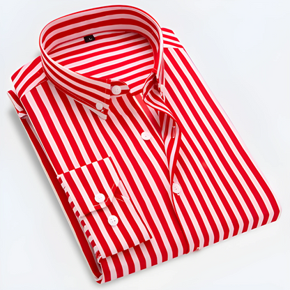 Herrenhemd mit eleganten Streifen