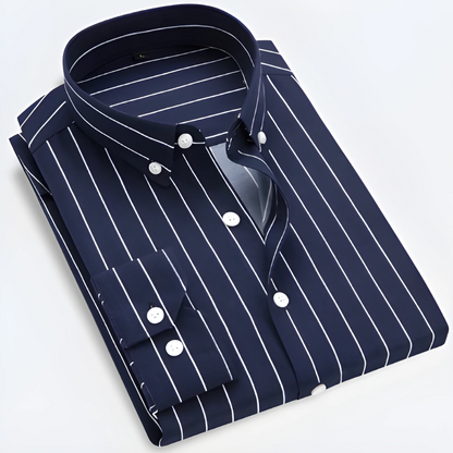 Herrenhemd mit eleganten Streifen