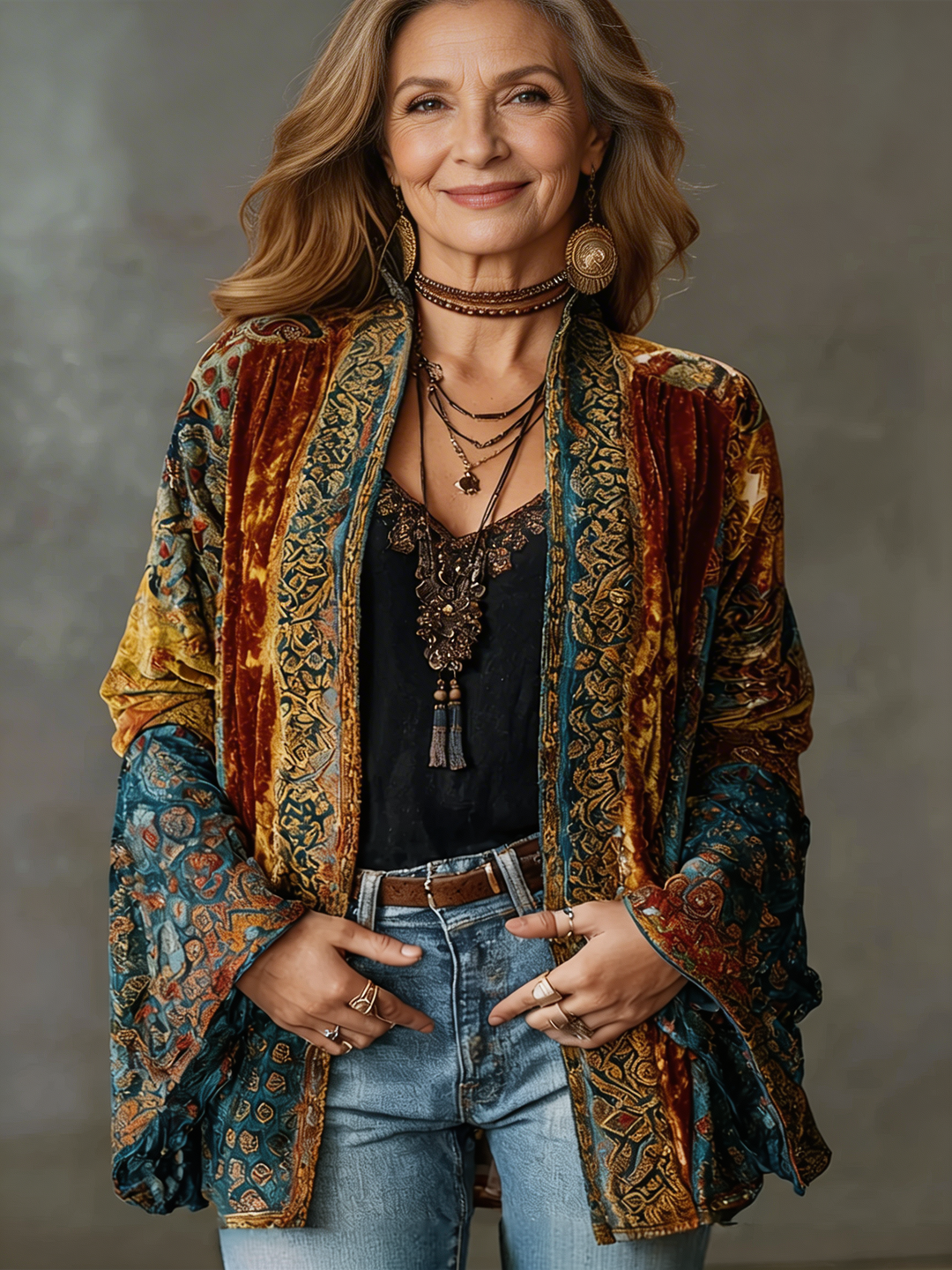 Amara | Women's Relaxed Boho Kimono Jacket