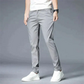Hoch Taillierte Herrenhose Slim Fit