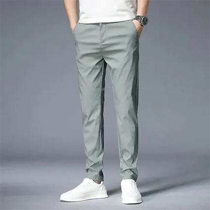 Hoch Taillierte Herrenhose Slim Fit