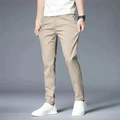 Hoch Taillierte Herrenhose Slim Fit