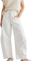 Hohe Taille Baggy Jeans Damen