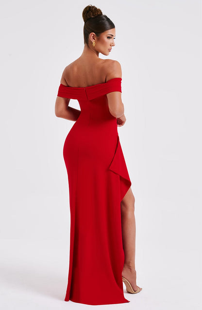 Abito Maxi Donna Spalle Scoperte | Taglio Attillato