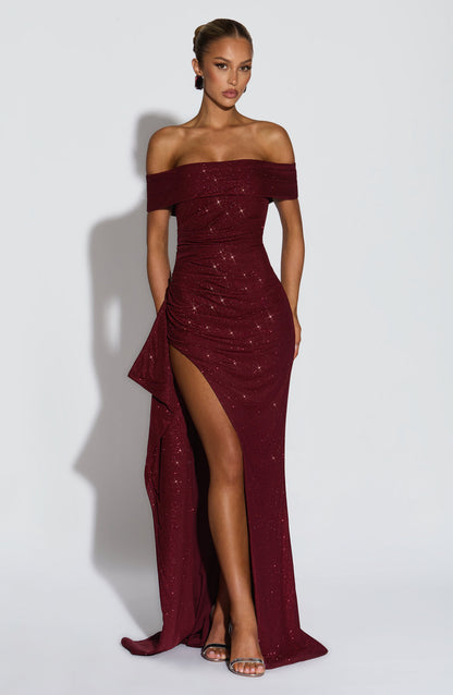 Abito Maxi Donna Spalle Scoperte | Taglio Attillato