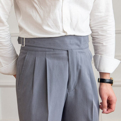 Klassische Damenhose Mit Gürtel