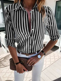 Leicht & Klassisch Damen Streifenbluse mit maritimem Flair