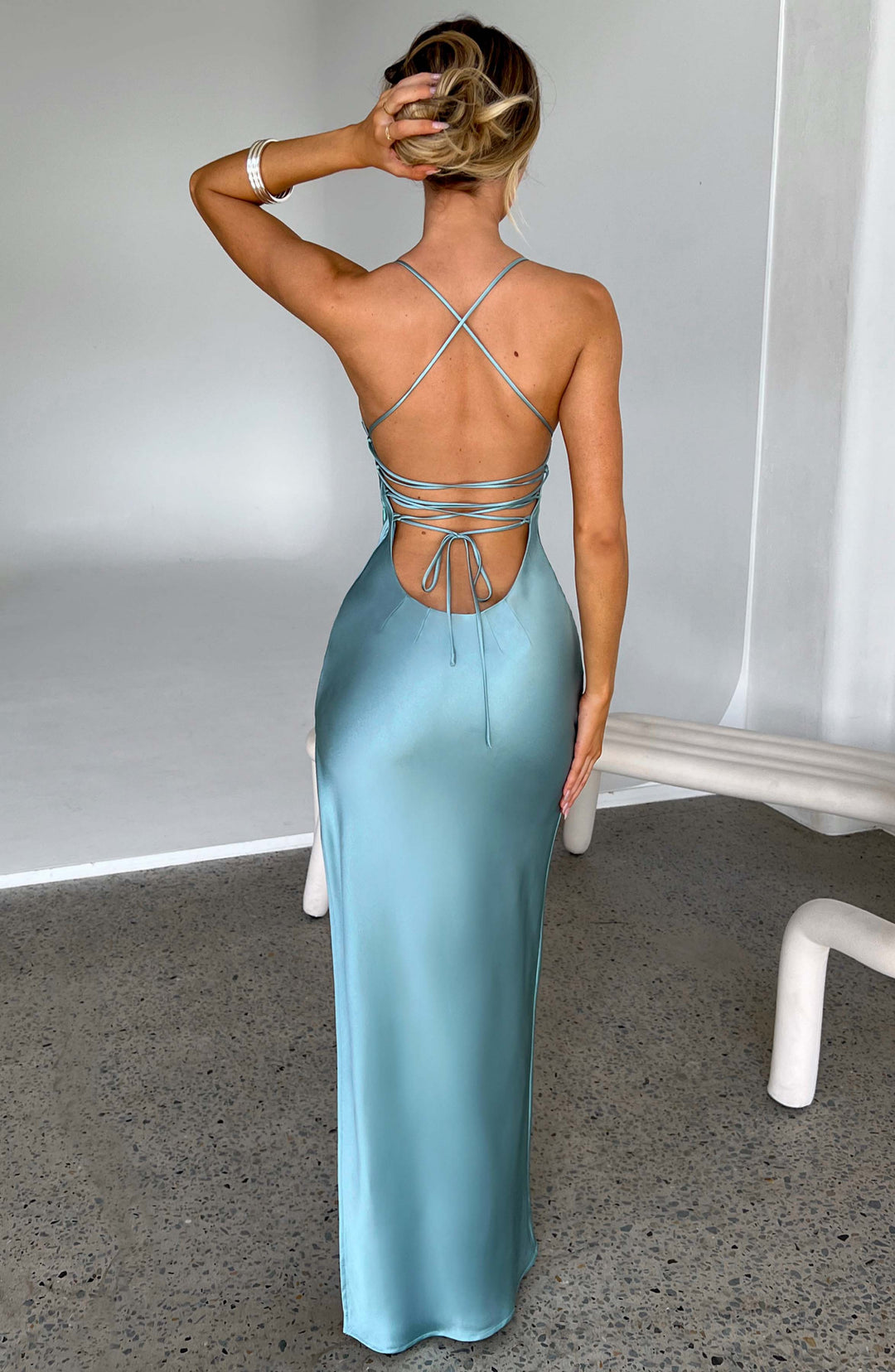 Robe Maxi Femme à Bretelles | Coupe Ajustée