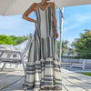 Maxi Kleid für Damen mit Rüschen