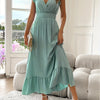 Maxikleid Damen | Fließender Sommertraum mit eleganter Taille | Clara