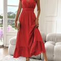 Maxikleid Damen | Fließender Sommertraum mit eleganter Taille | Clara