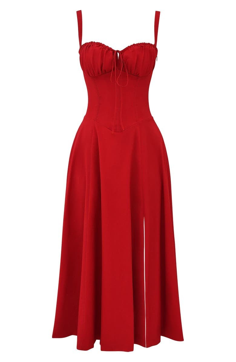 Damen Midikleid | Florales Design und Spaghettiträger | Eleganter Sommer-Look