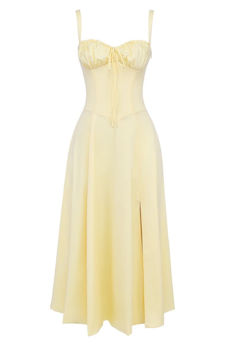 Damen Midikleid | Florales Design und Spaghettiträger | Eleganter Sommer-Look