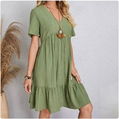 Musselin Mini Kleid für den Sommer