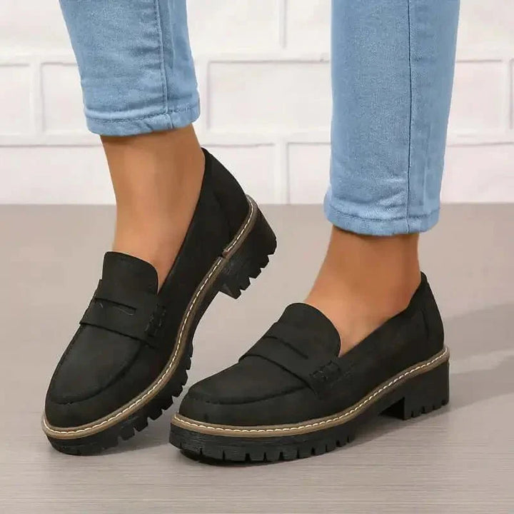 Damen Flache Slip-On Loafer | Klassisch