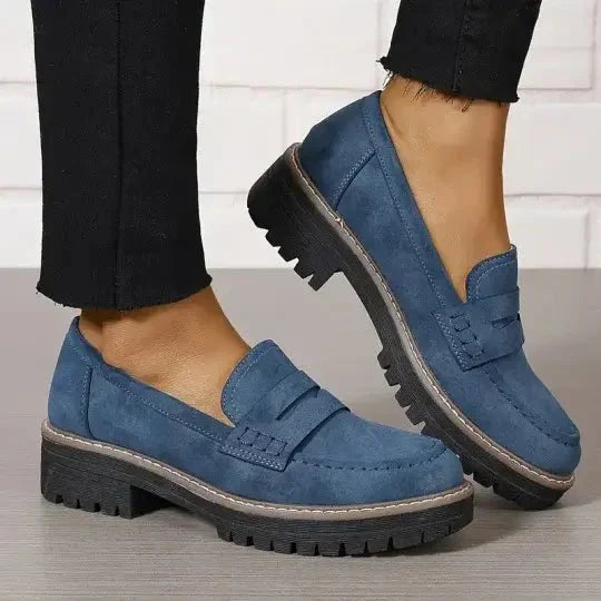 Damen Flache Slip-On Loafer | Klassisch