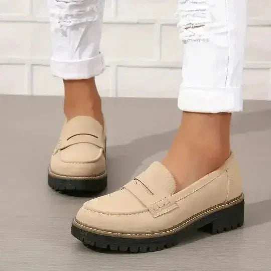Damen Flache Slip-On Loafer | Klassisch