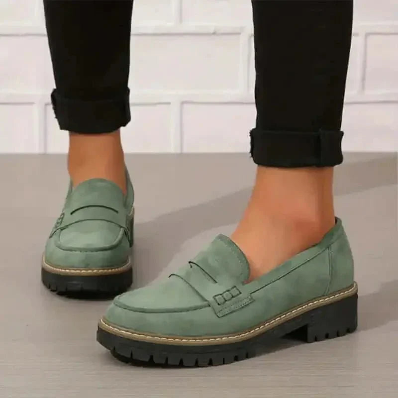 Damen Flache Slip-On Loafer | Klassisch