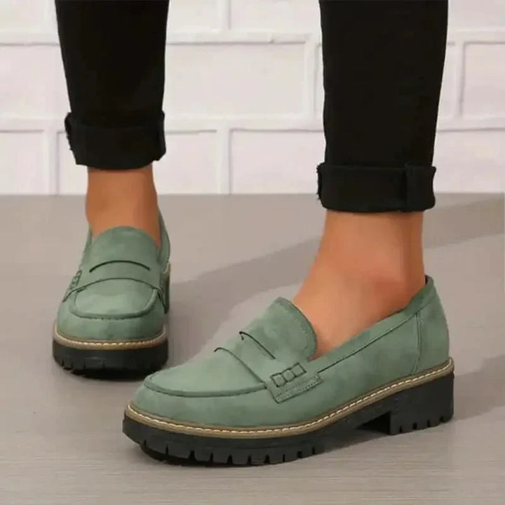 Damen Flache Slip-On Loafer | Klassisch