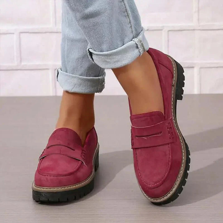 Damen Flache Slip-On Loafer | Klassisch